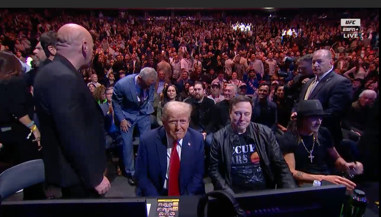 “DEAFENING CHEERS” – President Trump Attends UFC Event Alongside Elon Musk – Fighter Jim Miller Hopes “DOGE Will Sort Things Out” in Post-Fight Speech (VIDEO)